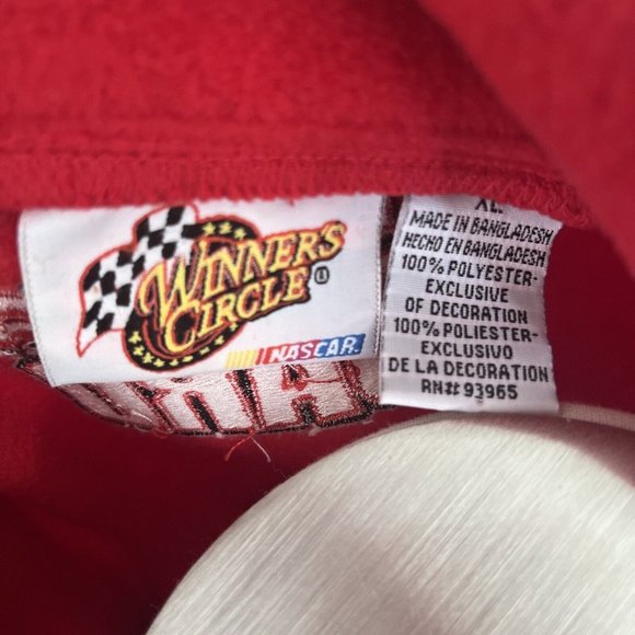 Winners Circle Dale Jr. Fleece 1/4 Zip Pullover NASCAR XL Men - Picture 4 of 4